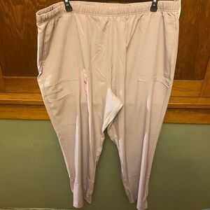 Mauve Haze Pull-On Plus Size Scrub Pants